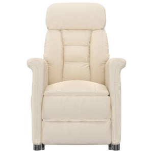 vidaXL Relaxsessel Beige Mikrofasergewebe