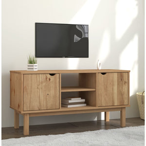 vidaXL TV-Schrank OTTA 113,5x43x57 cm Massivholz Kiefer