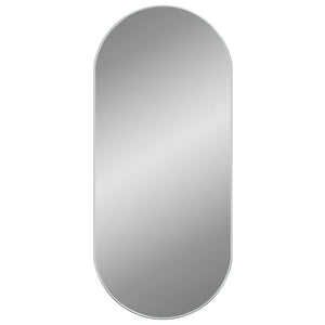 Wandspiegel Silbern 100x45 cm Oval Stilecasa