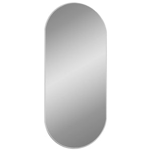 Wandspiegel Silbern 100x45 cm Oval Stilecasa