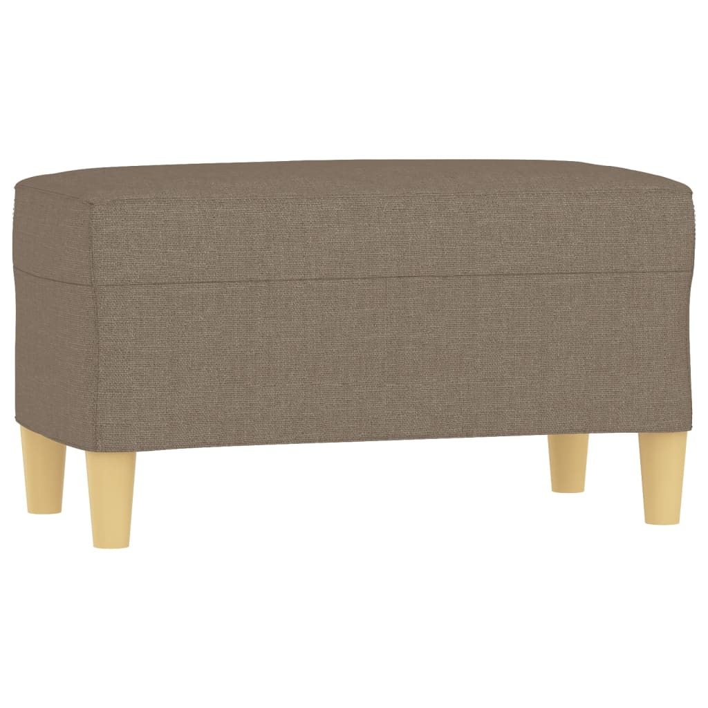 vidaXL Sitzbank Taupe 70x35x41 cm Stoff