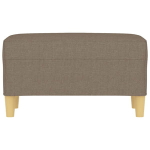 vidaXL Sitzbank Taupe 70x35x41 cm Stoff