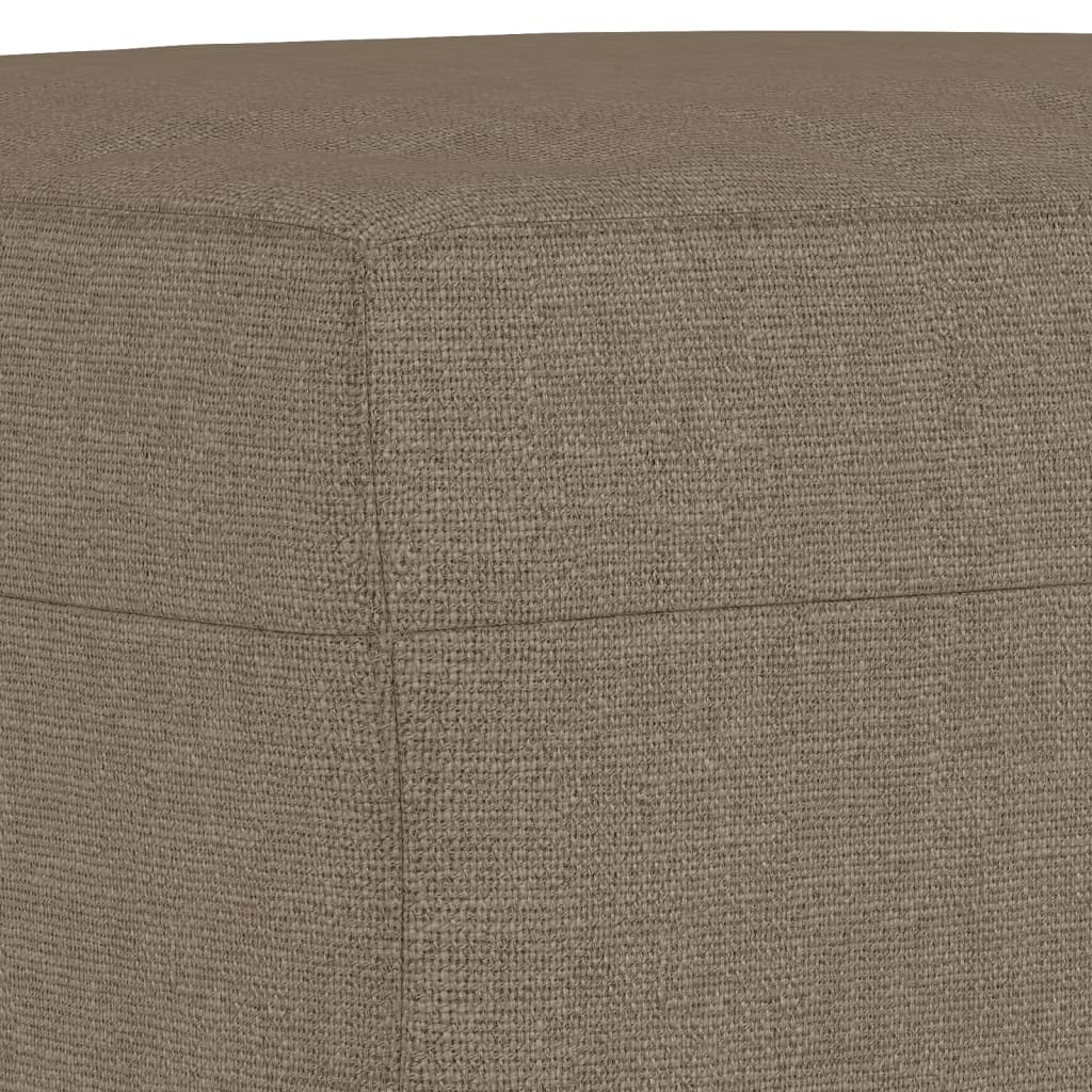 vidaXL Sitzbank Taupe 70x35x41 cm Stoff