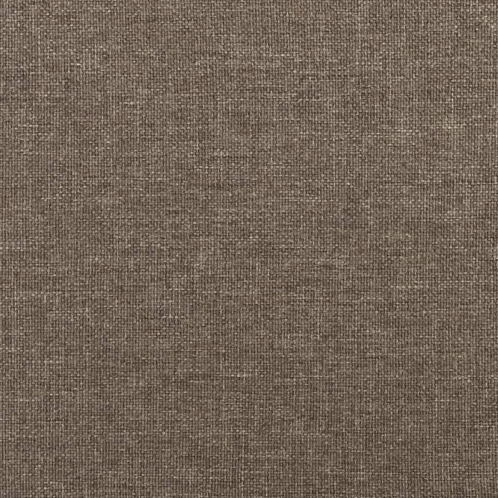 vidaXL Sitzbank Taupe 70x35x41 cm Stoff