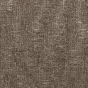 vidaXL Sitzbank Taupe 70x35x41 cm Stoff