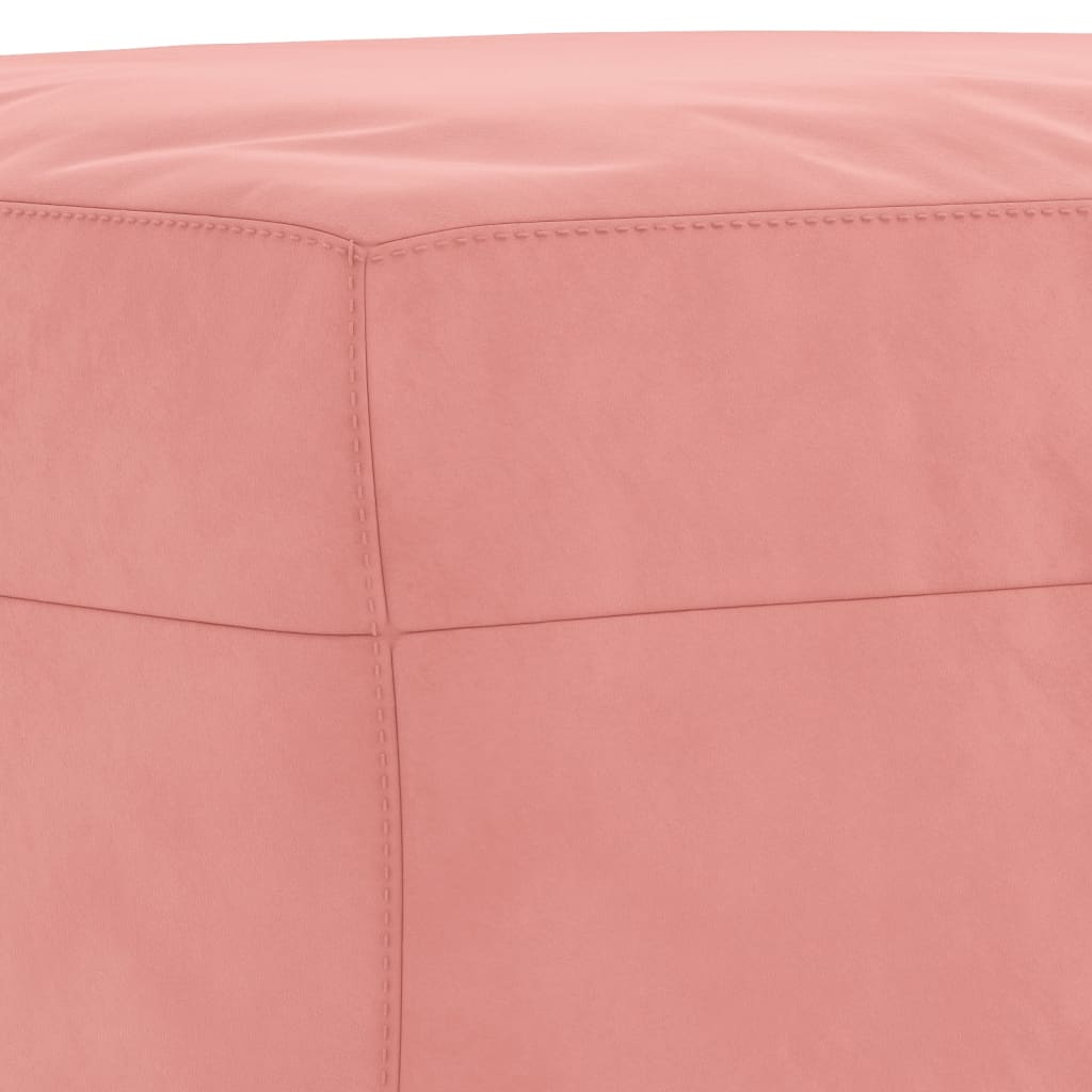 vidaXL Sitzbank Rosa 70x35x41 cm Samt