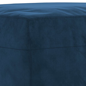 Sitzbank Blau 70x35x41 cm Samt Stilecasa