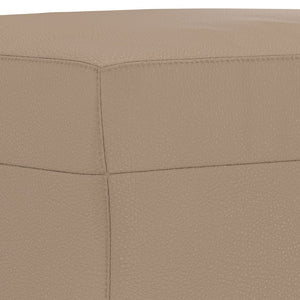 vidaXL Sitzbank Cappuccino-Braun 70x35x41 cm Kunstleder