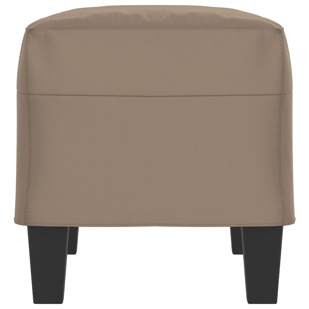 vidaXL Sitzbank Taupe 70x35x41 cm Mikrofasergewebe