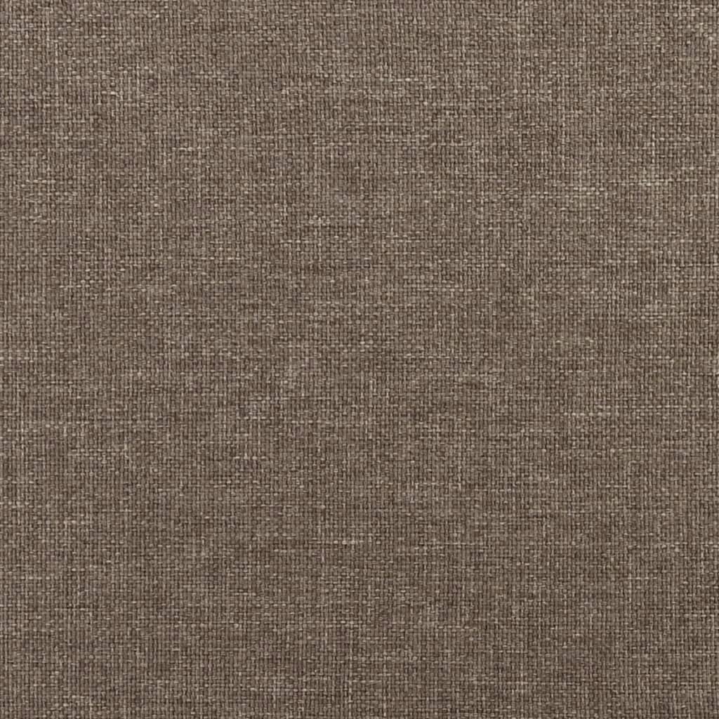 Zierkissen 2 Stk. Taupe 40x40 cm Stoff