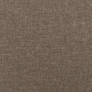 Zierkissen 2 Stk. Taupe 40x40 cm Stoff