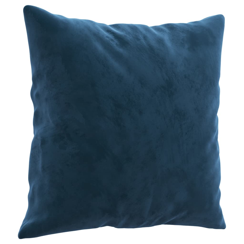 vidaXL Zierkissen 2 Stk. Blau 40x40 cm Samt