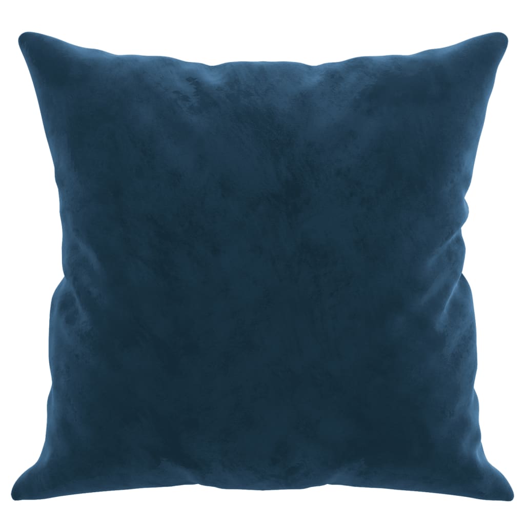 vidaXL Zierkissen 2 Stk. Blau 40x40 cm Samt