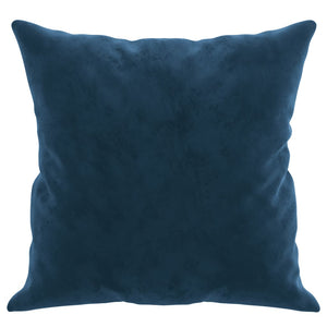 vidaXL Zierkissen 2 Stk. Blau 40x40 cm Samt