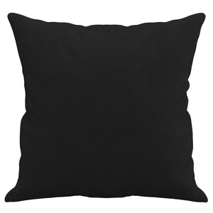 vidaXL Zierkissen 2 Stk. Schwarz 40x40 cm Mikrofasergewebe