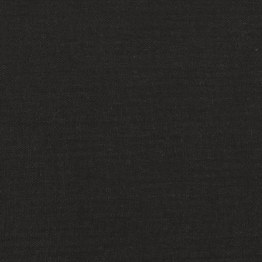 Zierkissen 2 Stk. Schwarz Ø15x50 cm Stoff Stilecasa