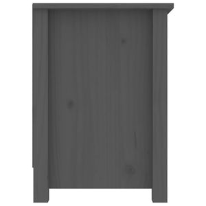 vidaXL TV-Schrank Grau 103x36,5x52 cm Massivholz Kiefer