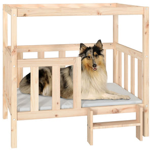 vidaXL Hundebett 105,5x83,5x100 cm Massivholz Kiefer