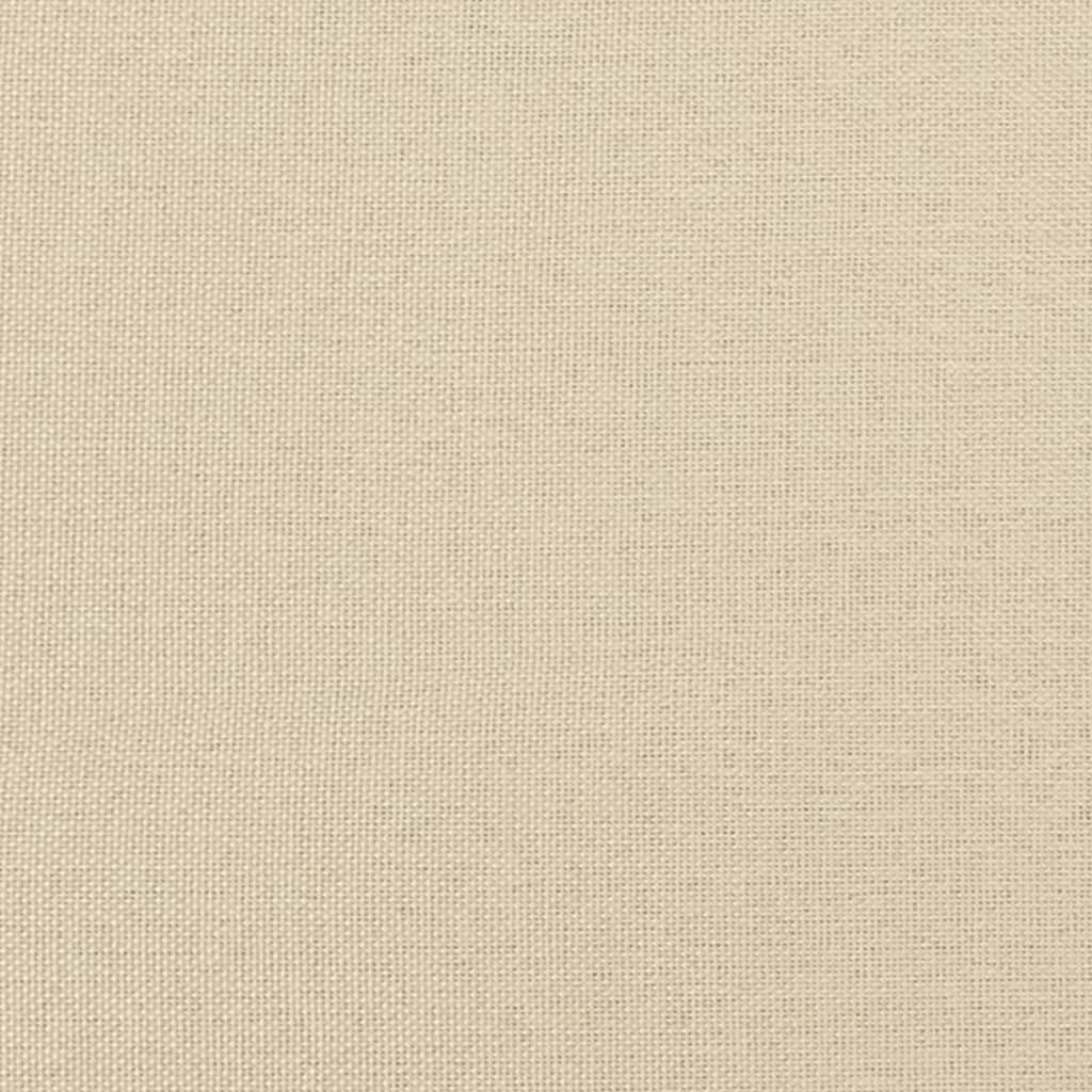 vidaXL Sitzbank Beige 110x40x70 cm Leinen