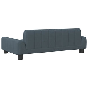 Hundebett Dunkelgrau 90x53x30 cm Stoff Stilecasa