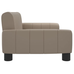 Hundebett Cappuccino-Braun 70x45x30 cm Kunstleder Stilecasa