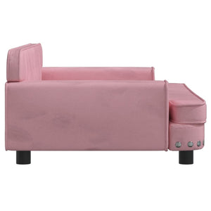 Hundebett Rosa 90x53x30 cm Samt Stilecasa