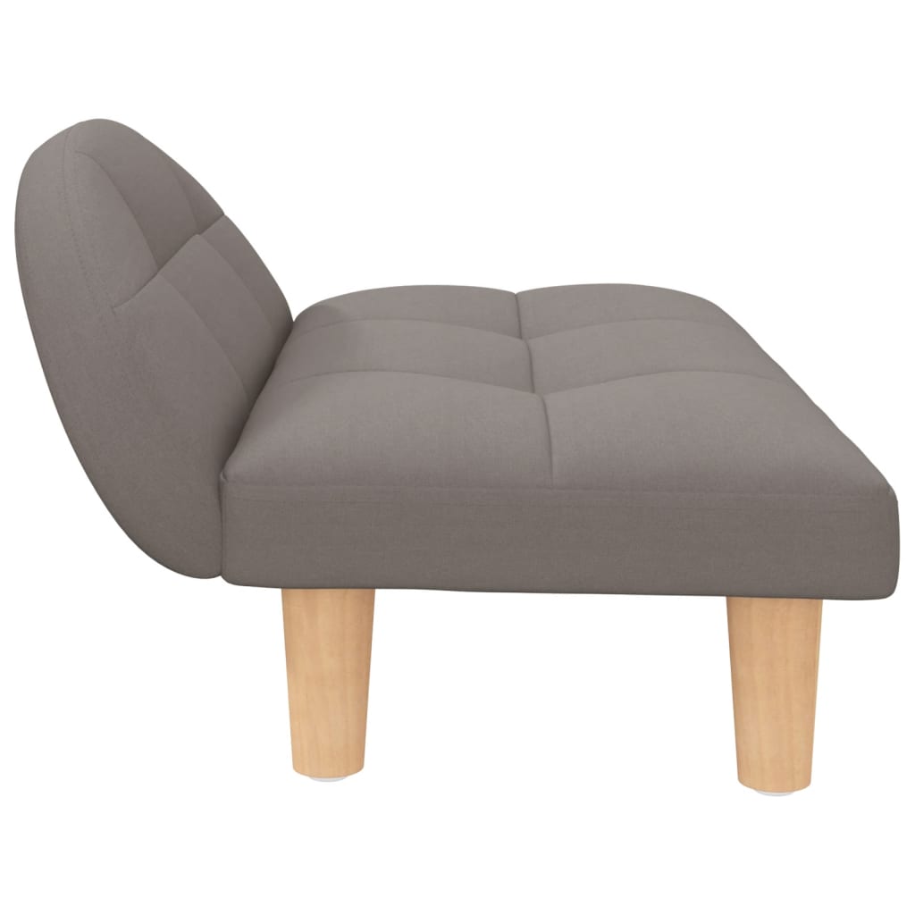 Hundebett Taupe 70x52x30 cm Stoff VIDAXL