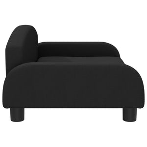 Hundebett Schwarz 70x45x30 cm Stoff