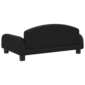 Hundebett Schwarz 70x45x30 cm Stoff