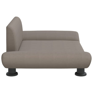 vidaXL Hundebett Taupe 70x45x28 cm Stoff