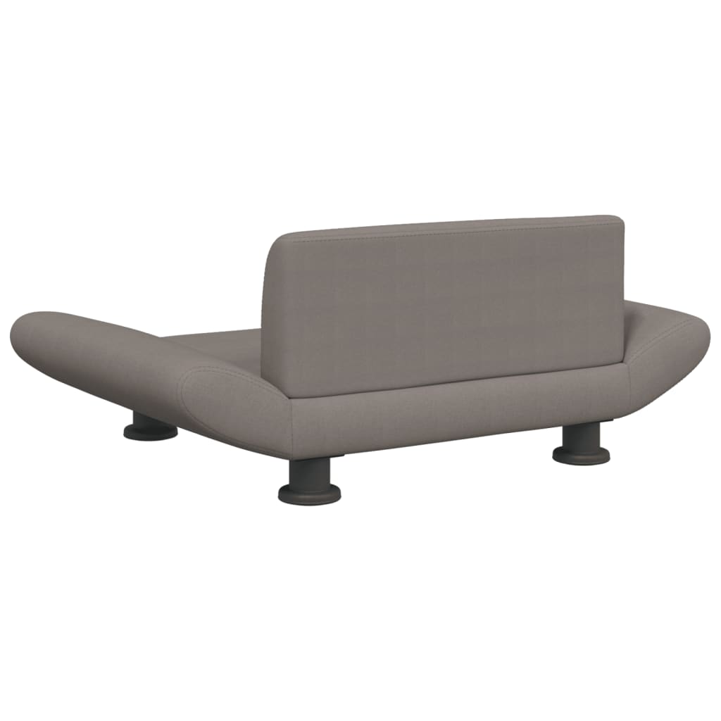 vidaXL Hundebett Taupe 70x45x28 cm Stoff