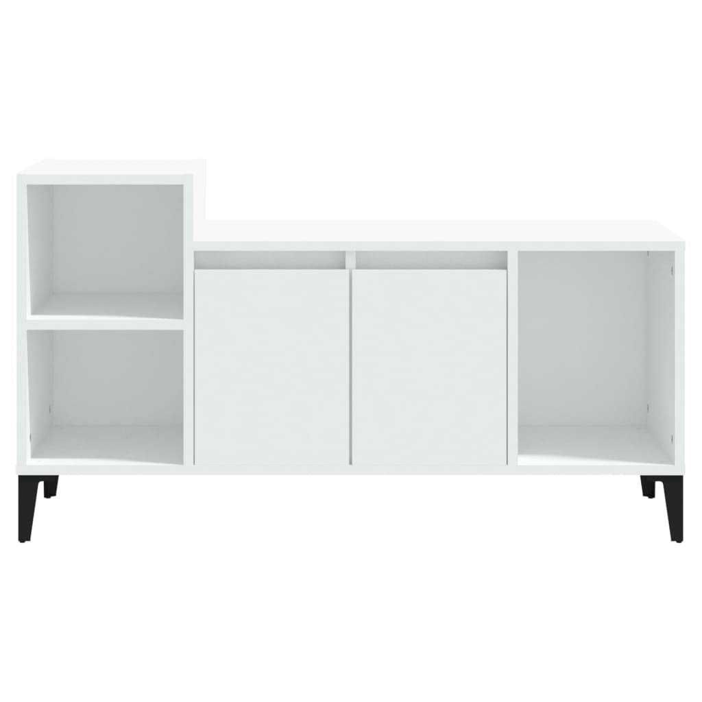 TV-Schrank Weiß 100x35x55 cm Holzwerkstoff