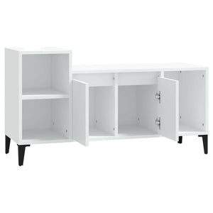 vidaXL TV-Schrank Weiß 100x35x55 cm Holzwerkstoff