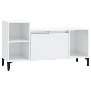 TV-Schrank Hochglanz-Weiß 100x35x55 cm Holzwerkstoff Stilecasa