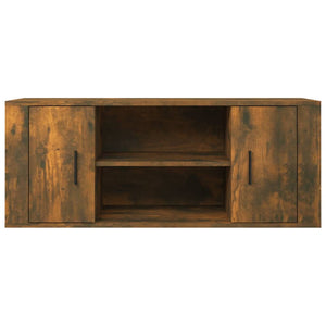 vidaXL TV-Schrank Räuchereiche 100x35x40 cm Holzwerkstoff