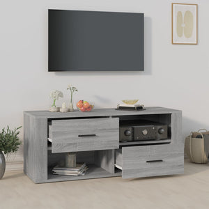 vidaXL TV-Schrank Grau Sonoma 100x35x40 cm Holzwerkstoff