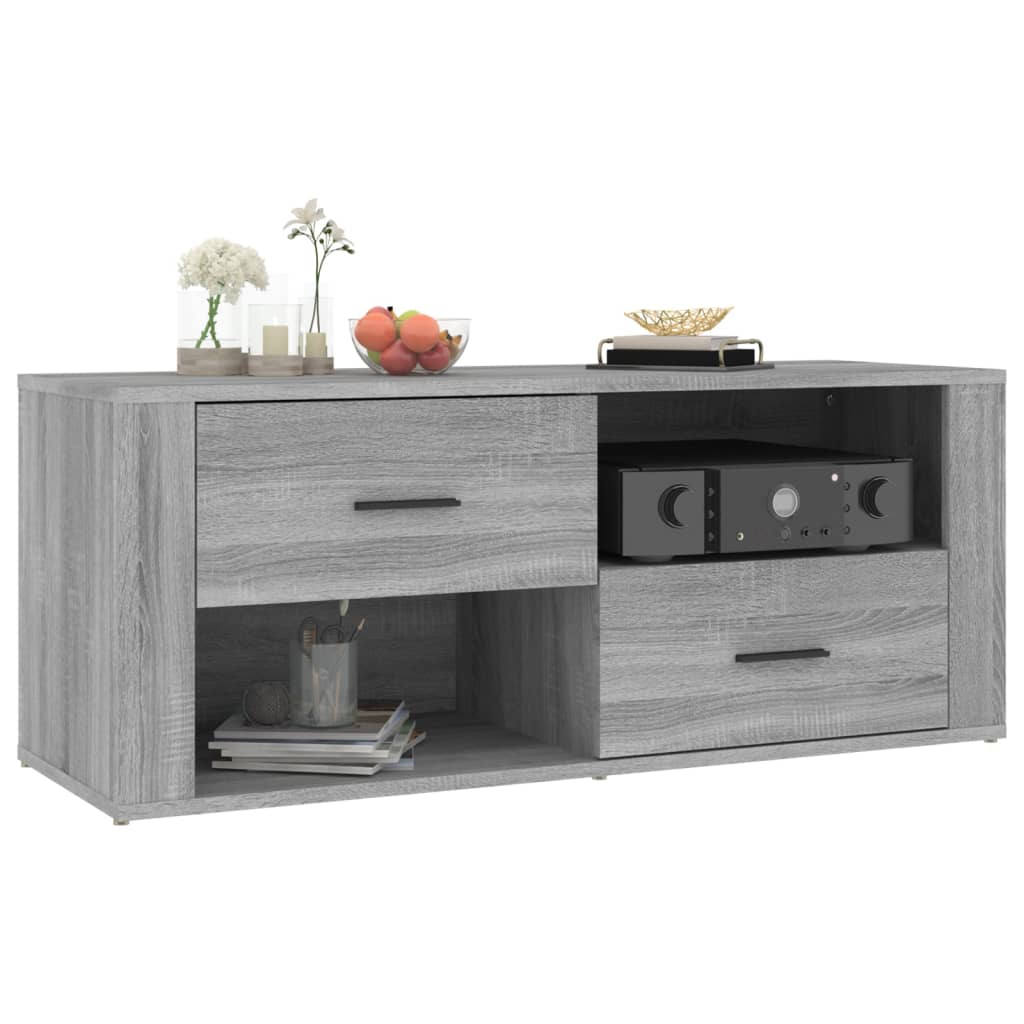 vidaXL TV-Schrank Grau Sonoma 100x35x40 cm Holzwerkstoff