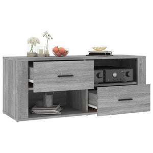 vidaXL TV-Schrank Grau Sonoma 100x35x40 cm Holzwerkstoff