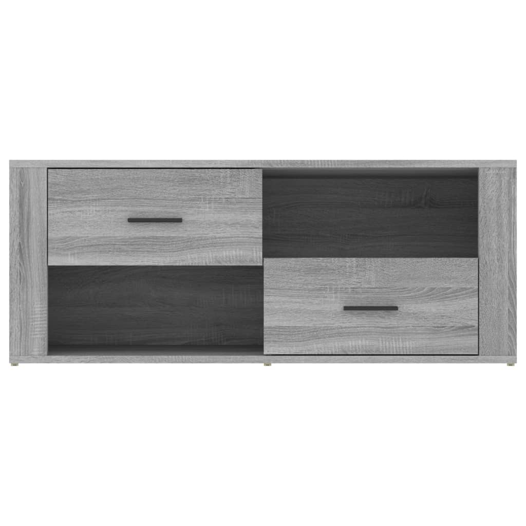 vidaXL TV-Schrank Grau Sonoma 100x35x40 cm Holzwerkstoff