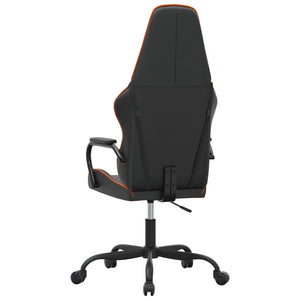 vidaXL Gaming-Stuhl Schwarz und Orange Kunstleder