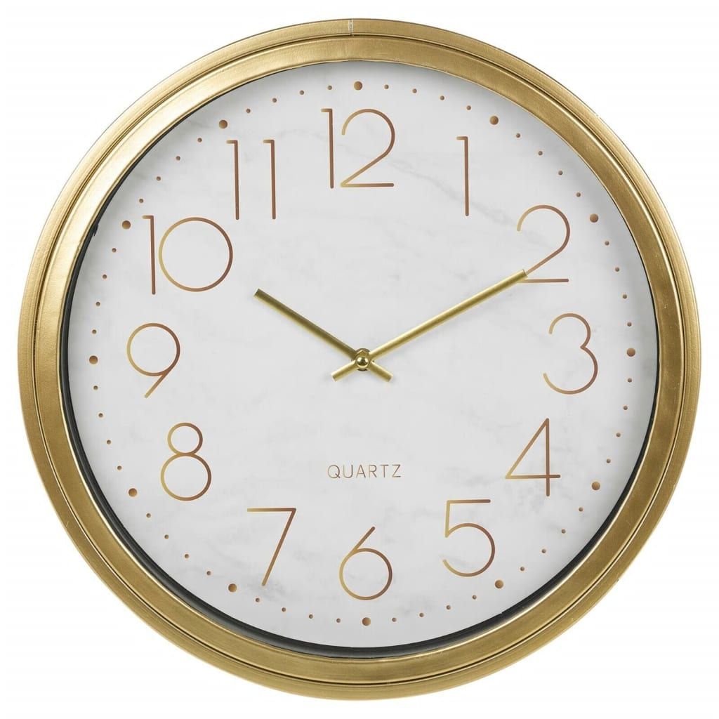 Home&Styling Beistelltisch mit Uhr Golden