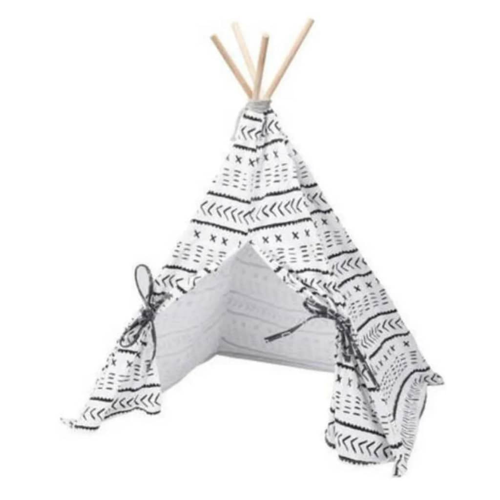 Pets Collection Haustierzelt Tipi Segeltuch 56x56x74 cm