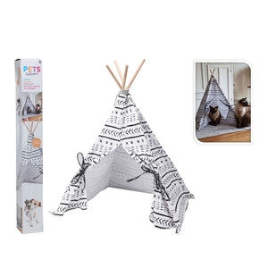 Pets Collection Haustierzelt Tipi Segeltuch 56x56x74 cm