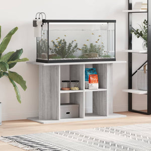 vidaXL Aquariumständer Grau Sonoma 100x40x60 cm Holzwerkstoff