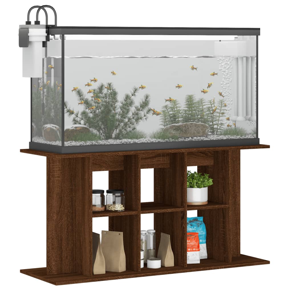 vidaXL Aquariumständer Braun Eichen-Optik 120x40x60 cm Holzwerkstoff