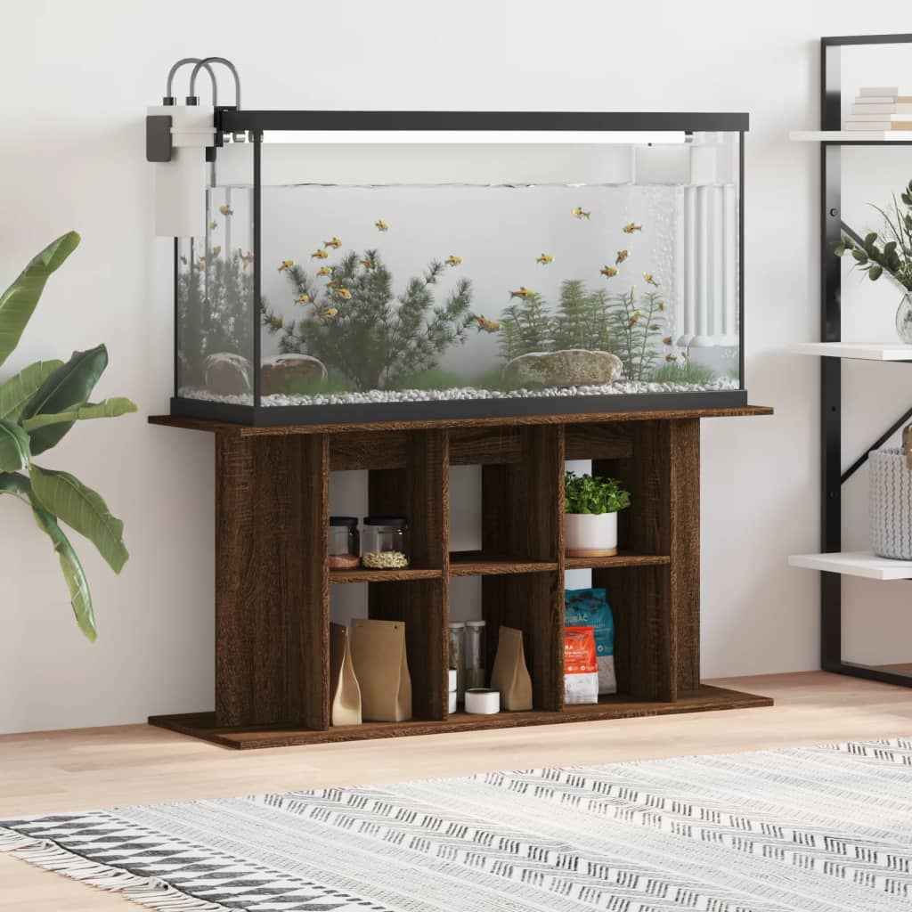 vidaXL Aquariumständer Braun Eichen-Optik 120x40x60 cm Holzwerkstoff