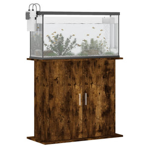 vidaXL Aquariumständer Räuchereiche 81x36x73 cm Holzwerkstoff