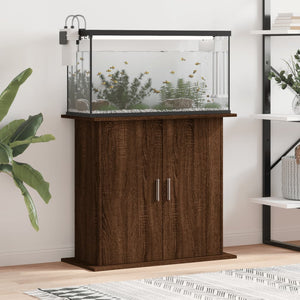 vidaXL Aquariumständer Braun Eichen-Optik 81x36x73 cm Holzwerkstoff