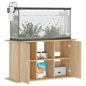 Aquariumständer Sonoma-Eiche 101x41x58 cm Holzwerkstoff Stilecasa