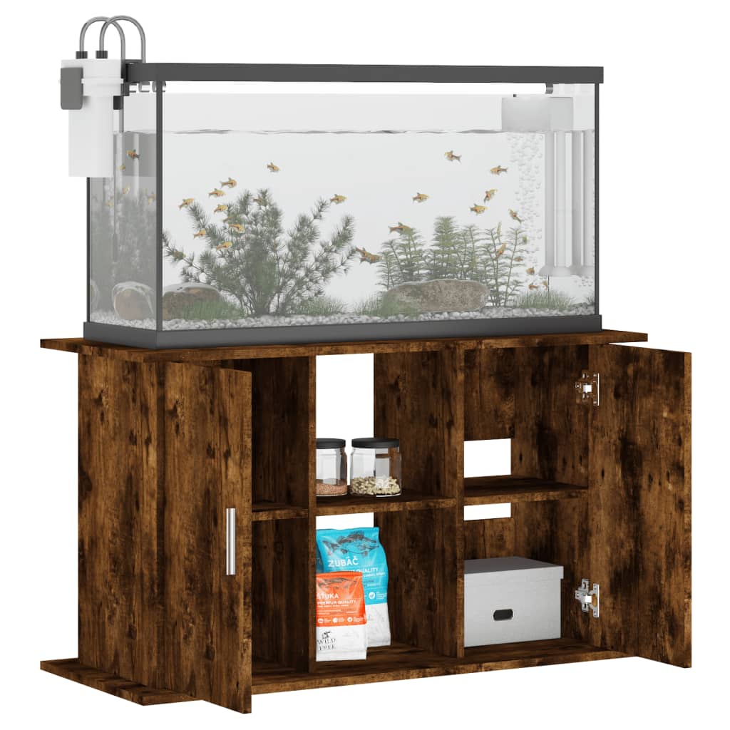 vidaXL Aquariumständer Räuchereiche 101x41x58 cm Holzwerkstoff